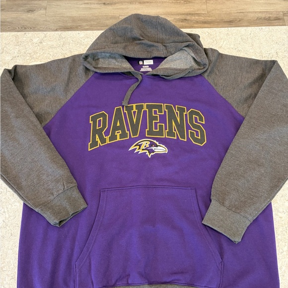 Team Apparel Other - Baltimore Ravens NFL Apparel Purple and Gray  Hoodie-XL